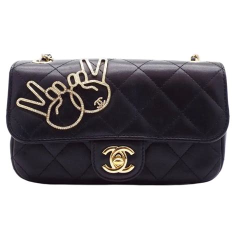 chanel peace sign bag|Chanel handbags outlet.